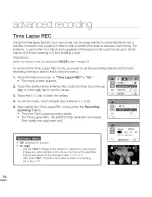 Preview for 74 page of Samsung HMX-H205BP User Manual