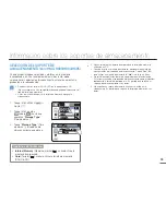 Предварительный просмотр 33 страницы Samsung HMX-H300BN (Spanish) Manual Del Usuario