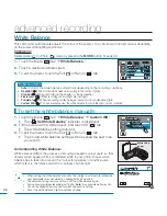 Предварительный просмотр 64 страницы Samsung HMX-M20BP User Manual