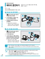 Предварительный просмотр 24 страницы Samsung HMX-S10BN (Korean) User Manual