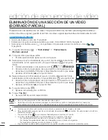 Preview for 112 page of Samsung HMX-S15BN Manual Del Usuario