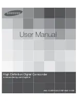 Samsung HMX-S15BP User Manual preview