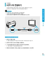 Preview for 89 page of Samsung HMX-T10BD (Korean) User Manual