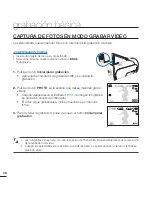 Предварительный просмотр 42 страницы Samsung HMX-T10BN (Spanish) Manual Del Usuario