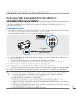 Предварительный просмотр 97 страницы Samsung HMX-T10BN (Spanish) Manual Del Usuario