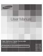 Preview for 1 page of Samsung HMX-T10BP User Manual