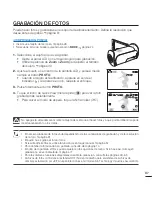 Preview for 43 page of Samsung HMX-T10ON Manual Del Usuario