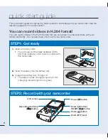 Предварительный просмотр 16 страницы Samsung HMX-U20BN User Manual