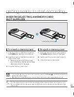 Предварительный просмотр 35 страницы Samsung HMX-U20BN User Manual