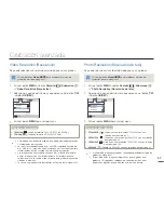 Preview for 49 page of Samsung HMX-W200RN Manual Del Usuario