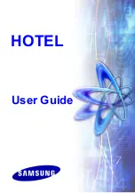 Preview for 1 page of Samsung HOTEL DCS User Manual