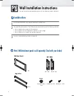 Samsung HP-P4261 Installation Instructions Manual preview