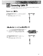 Preview for 23 page of Samsung HP-R4272 Owner'S Instructions Manual