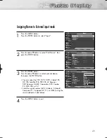 Preview for 45 page of Samsung HP-R4272C Owner'S Instructions Manual