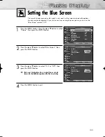 Preview for 105 page of Samsung HP-R4272C Owner'S Instructions Manual