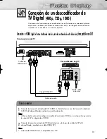 Предварительный просмотр 31 страницы Samsung HP-R5052 Manual De Instrucciones