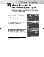 Предварительный просмотр 73 страницы Samsung HP-R5052 Manual De Instrucciones