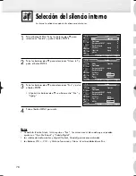 Предварительный просмотр 78 страницы Samsung HP-R5052 Manual De Instrucciones