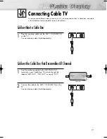 Preview for 21 page of Samsung HP-R6372 Owner'S Instructions Manual