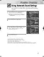 Preview for 69 page of Samsung HP-R6372 Owner'S Instructions Manual