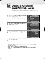 Preview for 72 page of Samsung HP-R6372 Owner'S Instructions Manual