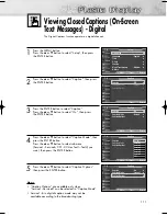 Preview for 111 page of Samsung HP-R6372 Owner'S Instructions Manual