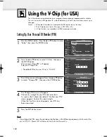 Preview for 120 page of Samsung HP-R6372 Owner'S Instructions Manual