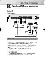 Предварительный просмотр 19 страницы Samsung HP-R8082 Owner'S Instructions Manual