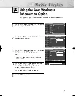 Предварительный просмотр 81 страницы Samsung HP-R8082 Owner'S Instructions Manual