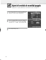 Предварительный просмотр 72 страницы Samsung HP-S4253 Manual De Instrucciones