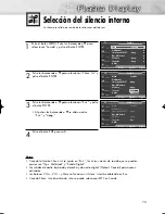 Предварительный просмотр 73 страницы Samsung HP-S4253 Manual De Instrucciones