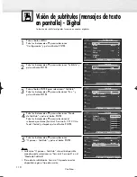 Предварительный просмотр 110 страницы Samsung HP-S4253 Manual De Instrucciones