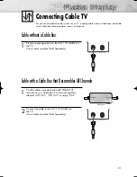 Предварительный просмотр 21 страницы Samsung HP-S5053 - 50" Plasma TV Owner'S Instructions Manual