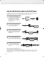 Предварительный просмотр 22 страницы Samsung HP-S5053 - 50" Plasma TV Owner'S Instructions Manual