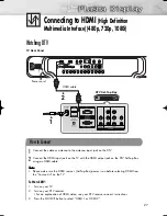 Предварительный просмотр 27 страницы Samsung HP-S5053 - 50" Plasma TV Owner'S Instructions Manual