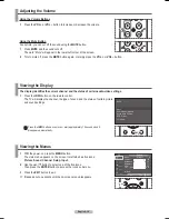 Предварительный просмотр 19 страницы Samsung HP-T4234 Owner'S Instructions Manual