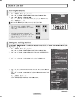 Предварительный просмотр 39 страницы Samsung HP-T4234 Owner'S Instructions Manual