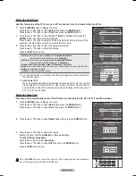 Предварительный просмотр 49 страницы Samsung HP-T4234 Owner'S Instructions Manual