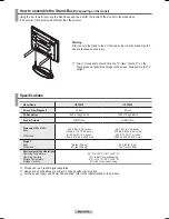 Предварительный просмотр 65 страницы Samsung HP-T4234 Owner'S Instructions Manual