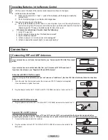 Предварительный просмотр 9 страницы Samsung HP-T5044 Owner'S Instructions Manual