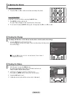 Предварительный просмотр 19 страницы Samsung HP-T5044 Owner'S Instructions Manual