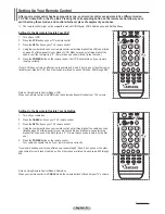 Предварительный просмотр 21 страницы Samsung HP-T5044 Owner'S Instructions Manual