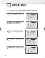 Preview for 40 page of Samsung HPL5025 Owner'S Instructions Manual