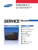 Samsung HPR4272CX/XAC Service Manual preview