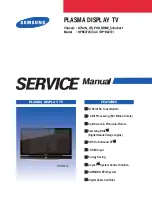 Preview for 1 page of Samsung HPR4272X/XAC Service Manual