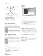 Предварительный просмотр 22 страницы Samsung HT-355 User Manual