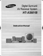 Preview for 2 page of Samsung HT-AS601 Instruction Manual