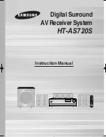 Preview for 1 page of Samsung HT-AS720 Instruction Manual