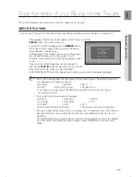 Предварительный просмотр 33 страницы Samsung HT-BD3252 User Manual