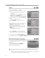 Предварительный просмотр 74 страницы Samsung HT-BD3252 User Manual